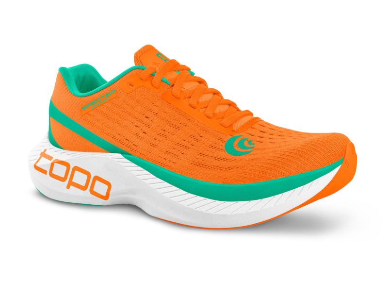 TOPO SHOES | SPECTER-Orange/Seafoam